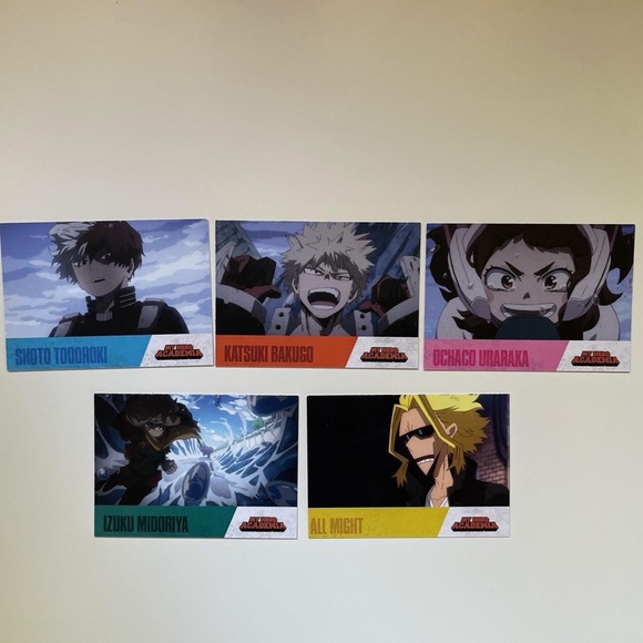 My Hero Academia anime trading cards SDCC COMIC CON Crunchyroll exclusive - Picture 4 of 5